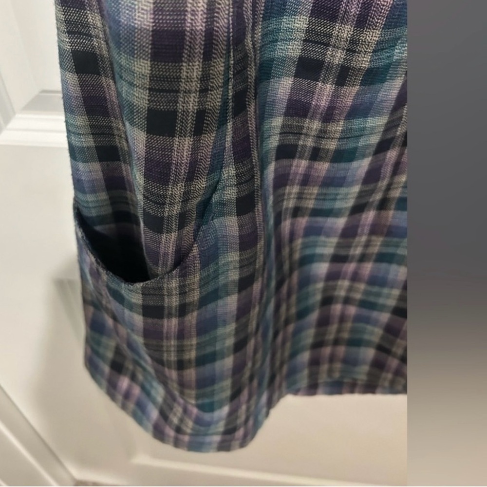 Patagonia | Fortuity Plaid Tunic Dress | Women’s size 6 - Picture 2 of 4